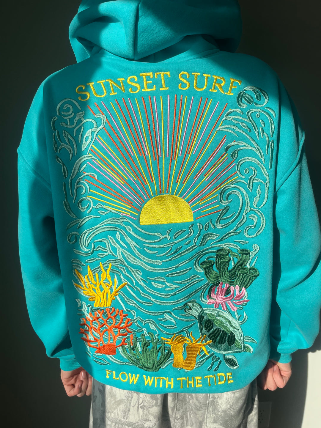 Under The Sea Embroidery Hoodie πππͺΈ