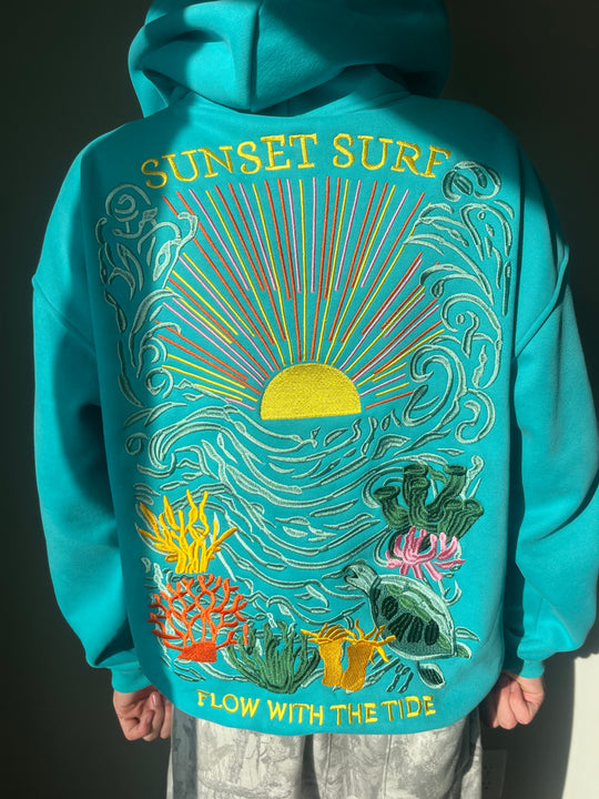 Under The Sea Embroidery Hoodie πππͺΈ