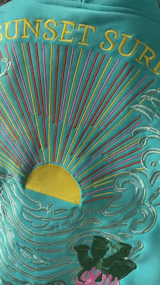 Under The Sea Embroidery Hoodie πππͺΈ