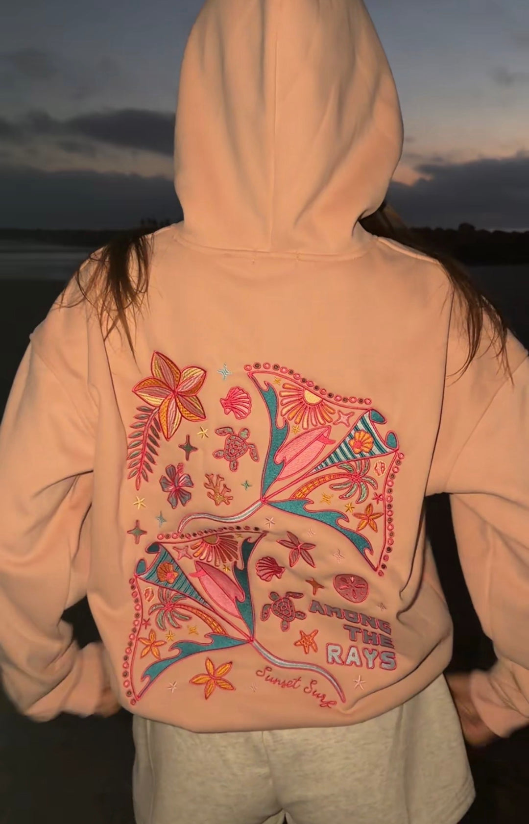 Manta Ray Hoodie