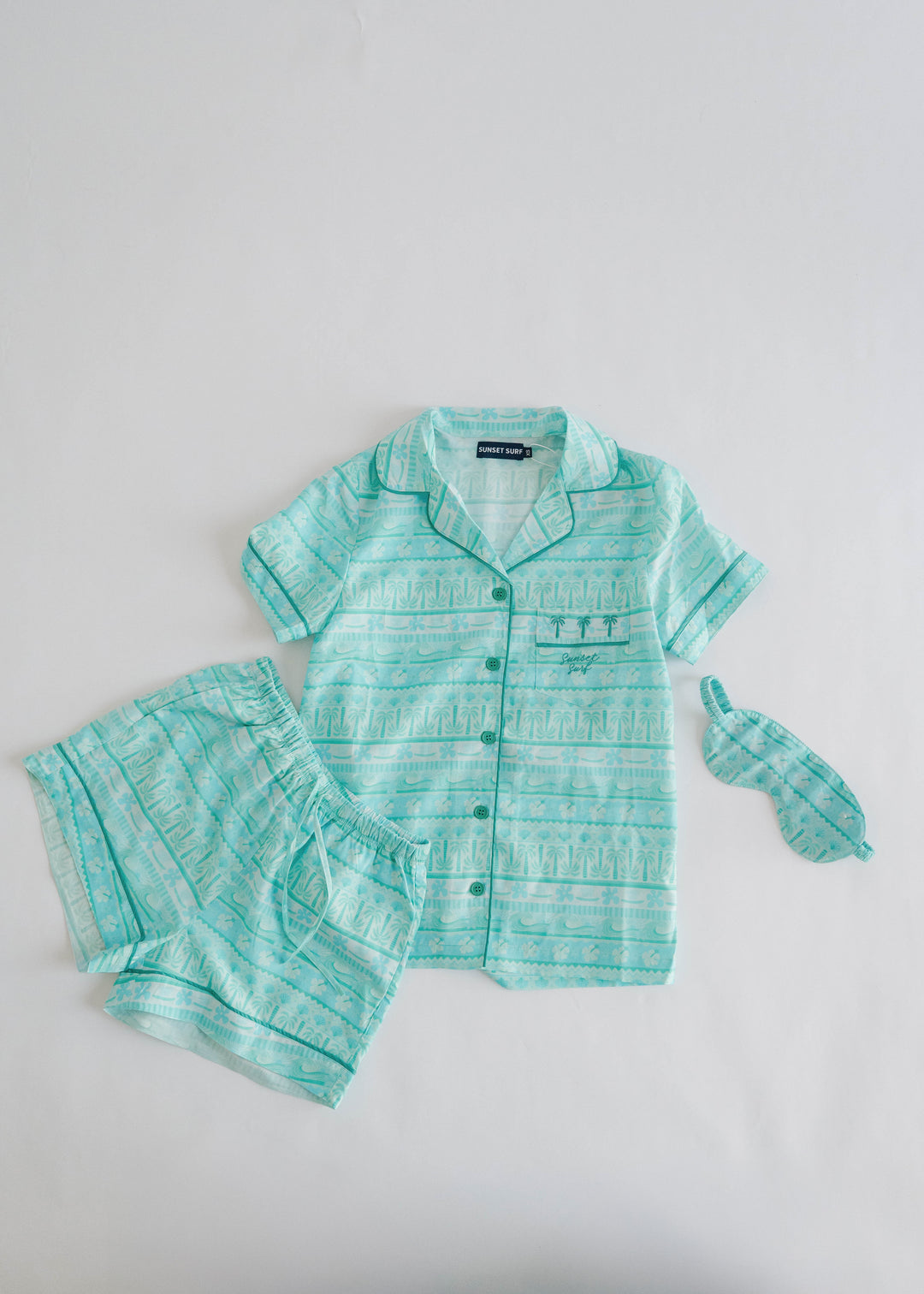 Sunset Surf Premium Sleep Short Set
