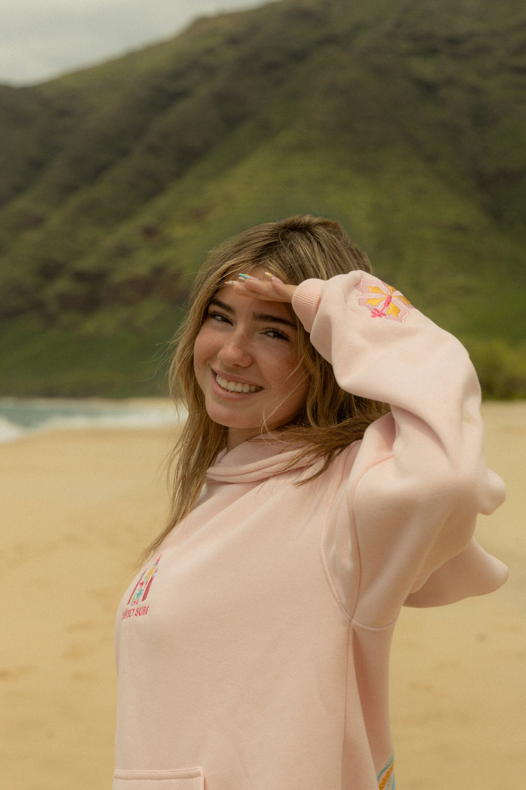 Sunset Hawaii Hibiscus Hoodie