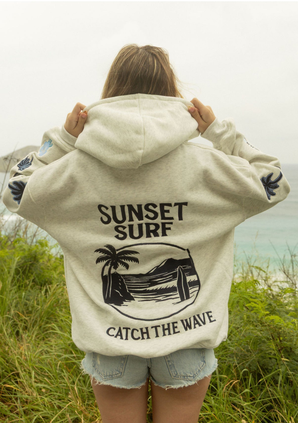 ト*様 SUNSET Patchwork Hoodie Black 初期モデル Catch The Wave Patchwork Hoodie – SUNSET SURF APPAREL