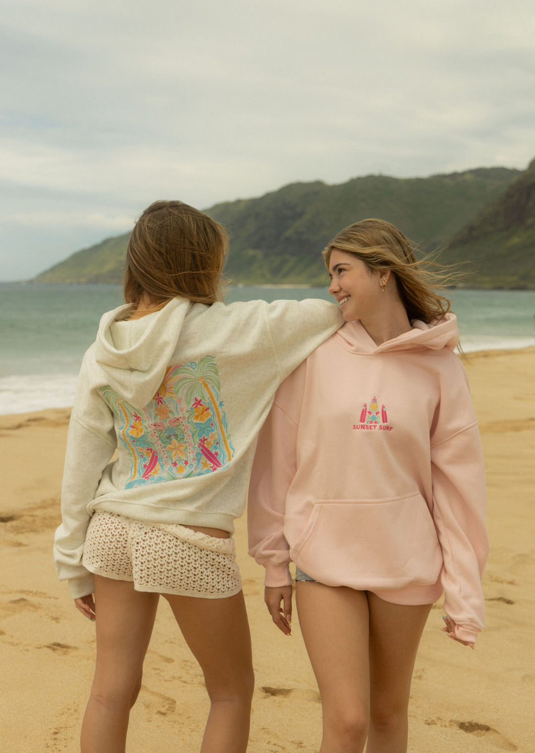 Sunset Hawaii Hibiscus Hoodie