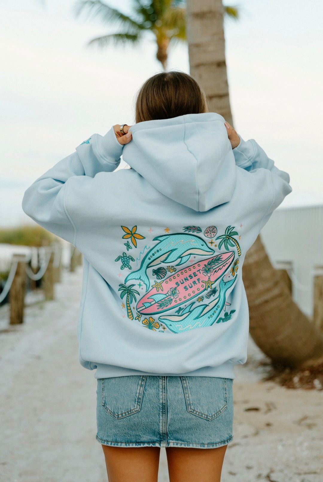 Dolphin Wave Hoodie