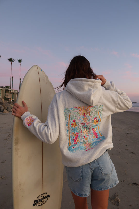 Sunset Hawaii Hibiscus Hoodie