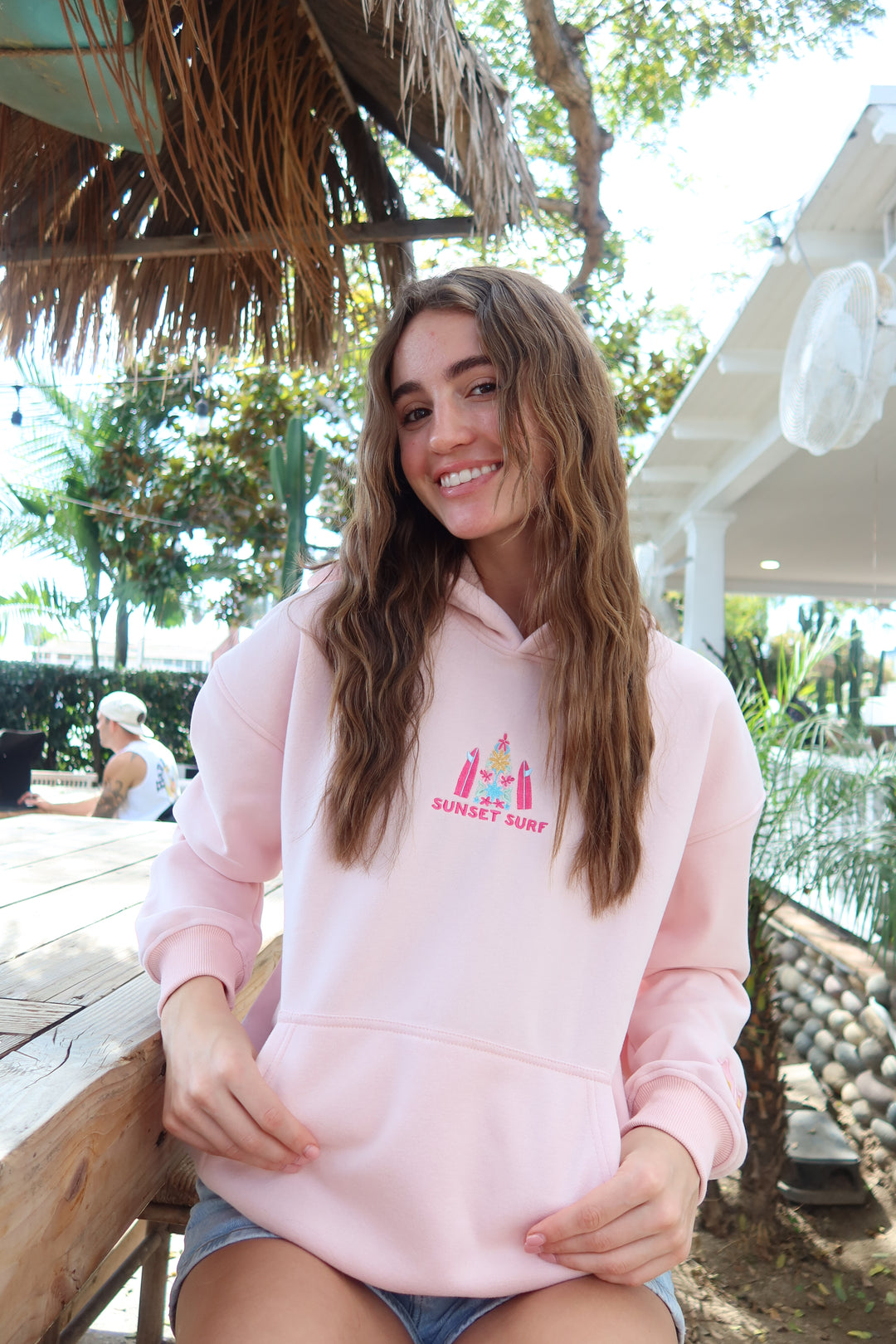 Sunset Hawaii Hibiscus Hoodie