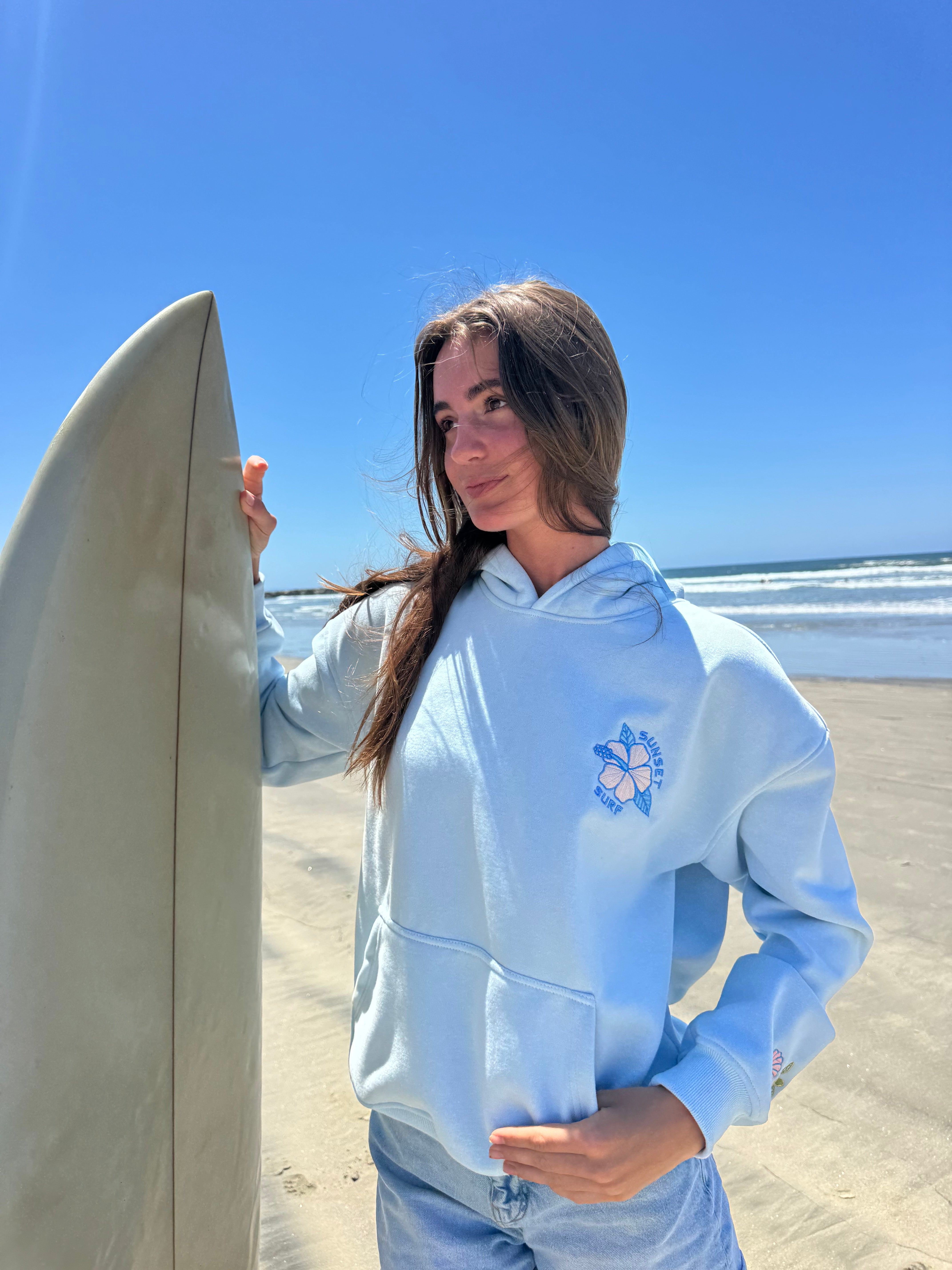 Hibiscus Wave Hoodie – SUNSET SURF APPAREL