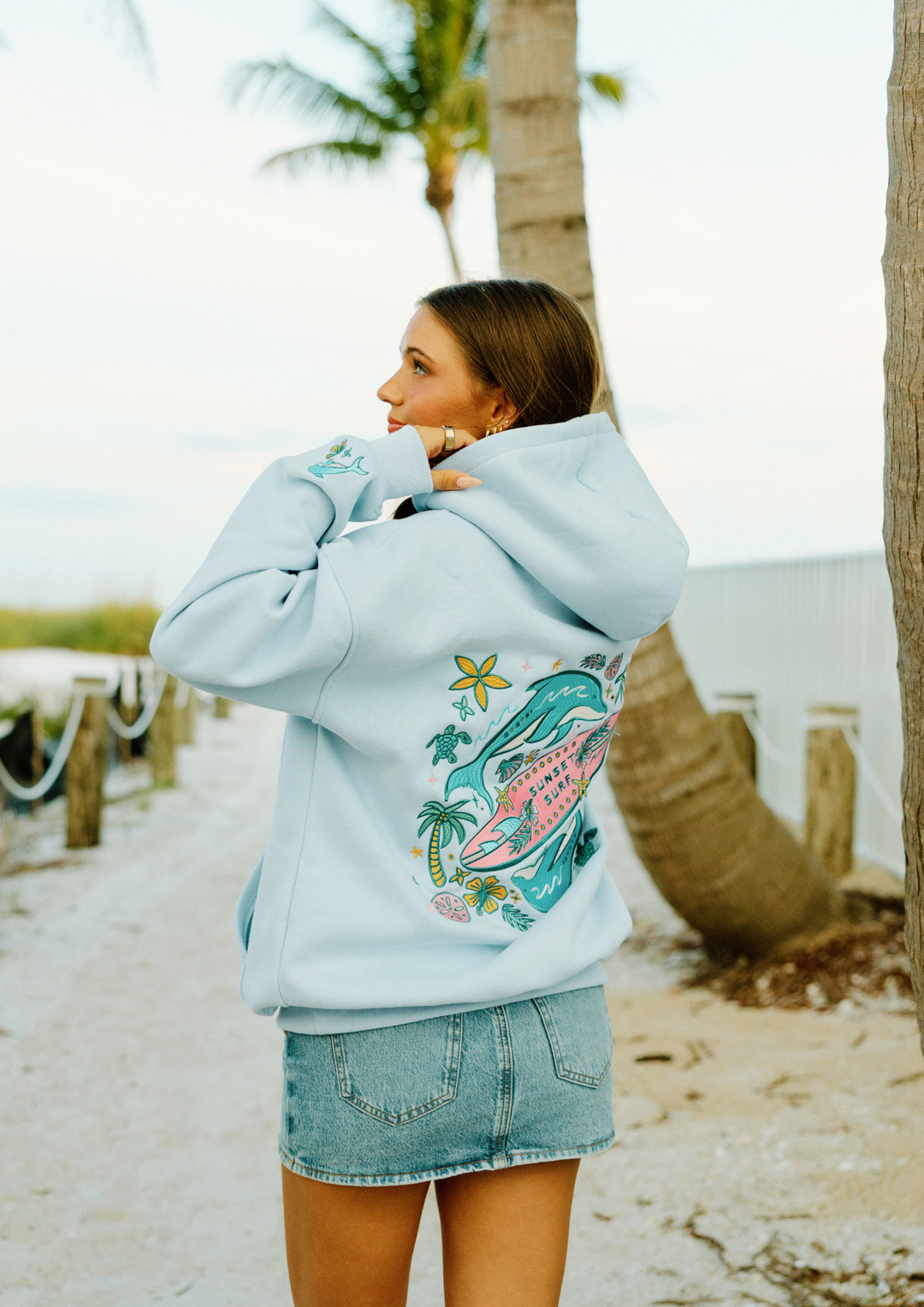 Dolphin Wave Hoodie