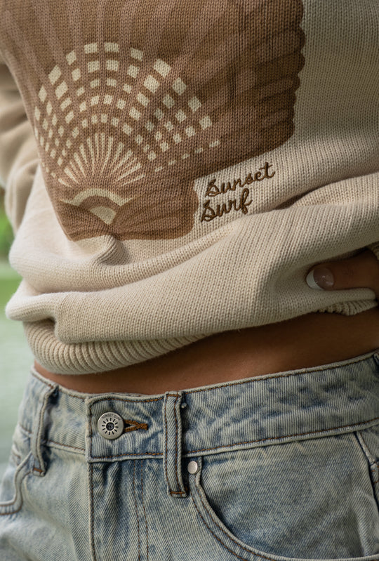 Shell Knit Sweater