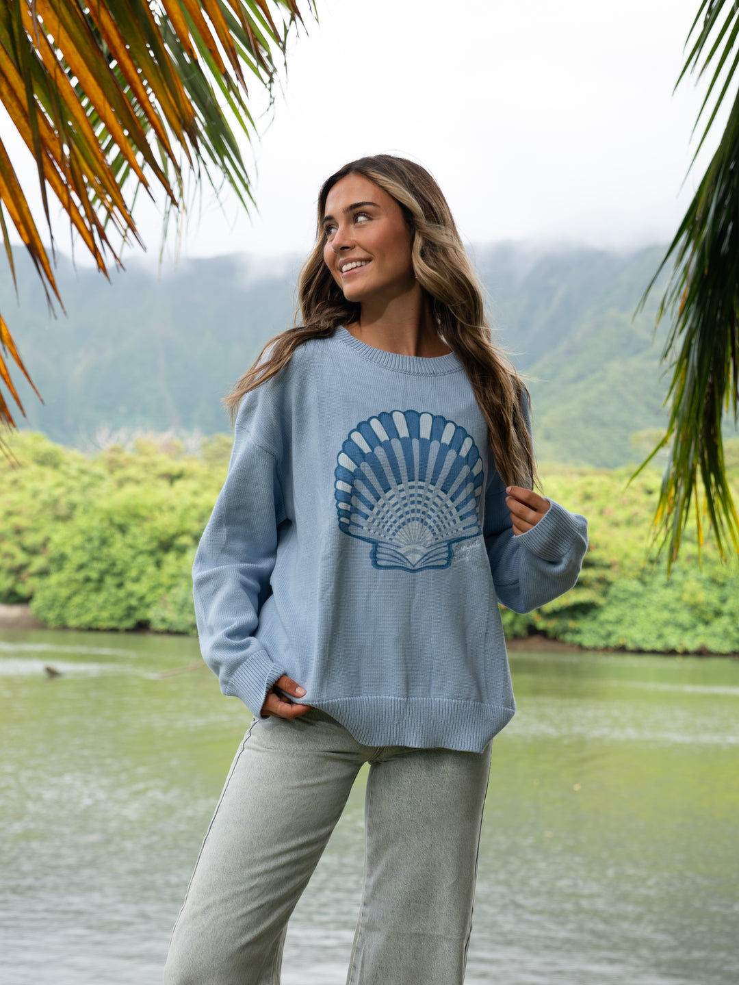 Shell Knit Sweater