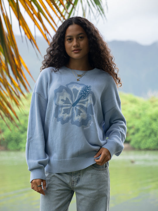 Hibiscus Knit Sweater
