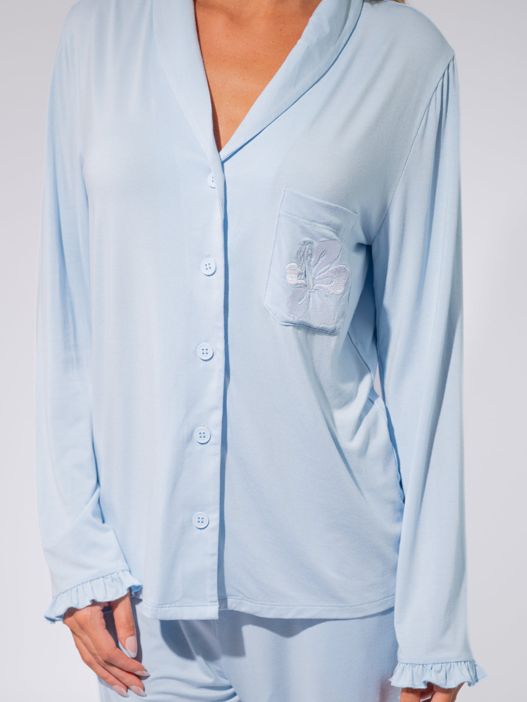 Light Blue Everyday Sleep Long Sleeve