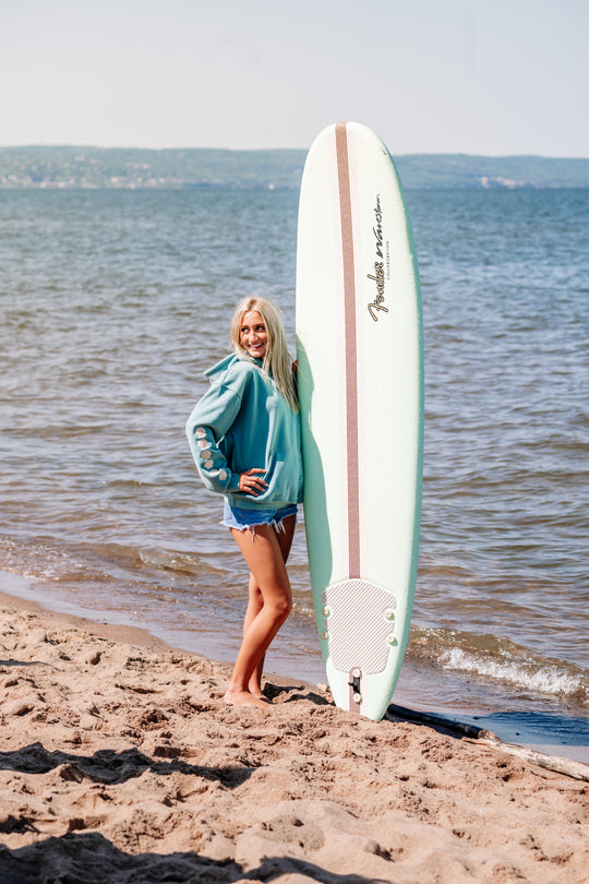 Coastal Bloom Hoodie