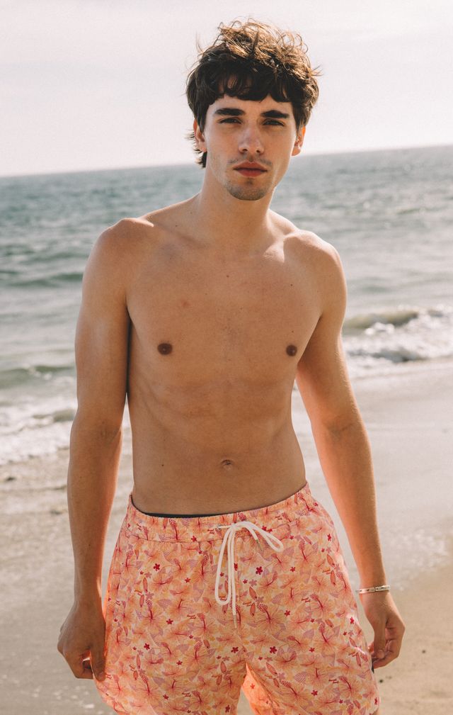 Men’s Malibu Hibiscus Swim Shorts